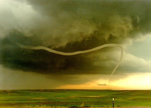 Rope tornado in Laramie County, WY, 1990-05-24, courtesy Stephen Hodanish.