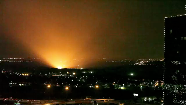 Corona discharge in Fort Worth, TX, 2011-05-10, courtesy Brian Luenser.