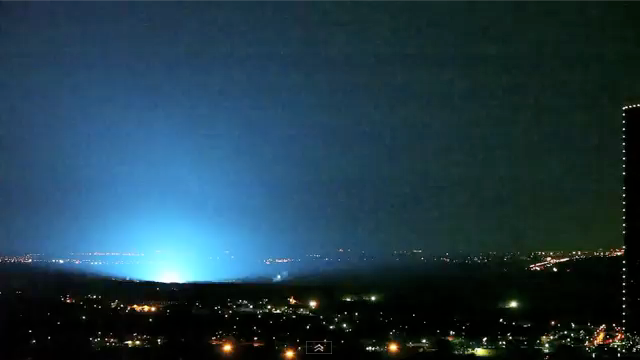 Corona discharge in Fort Worth, TX, 2011-05-10, courtesy Brian Luenser.