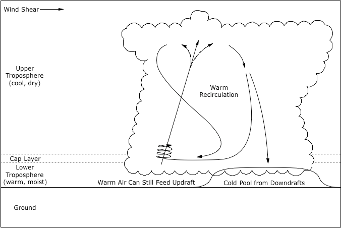 Mesocyclone achieves full height.